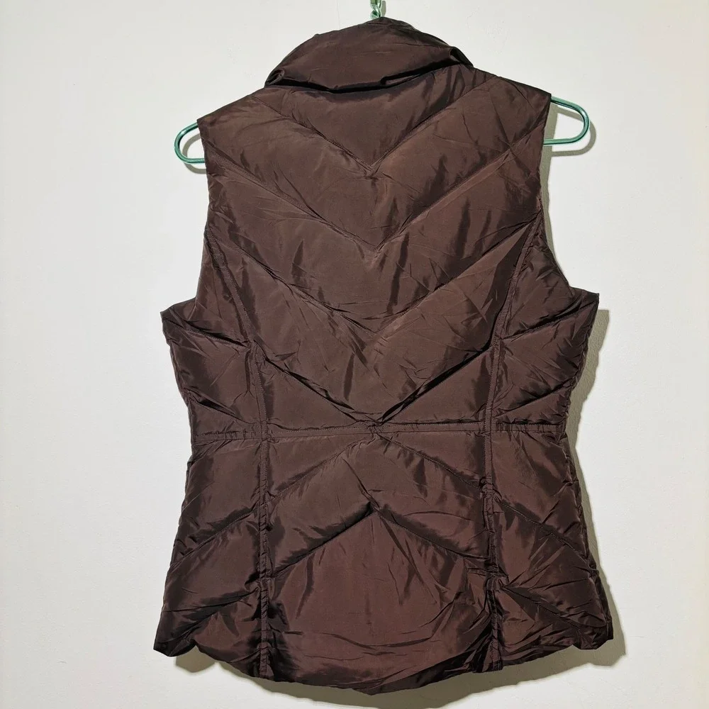 J. Crew Brown Puffer Vest Women's Jacket | Size Small‎